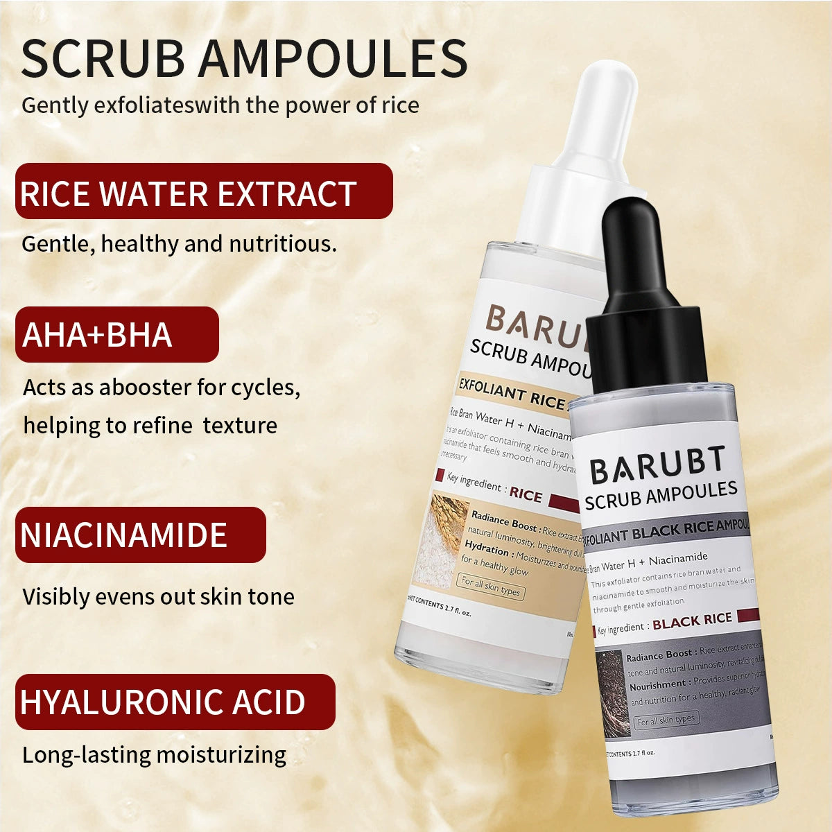 Esencia Exfoliante de Arroz