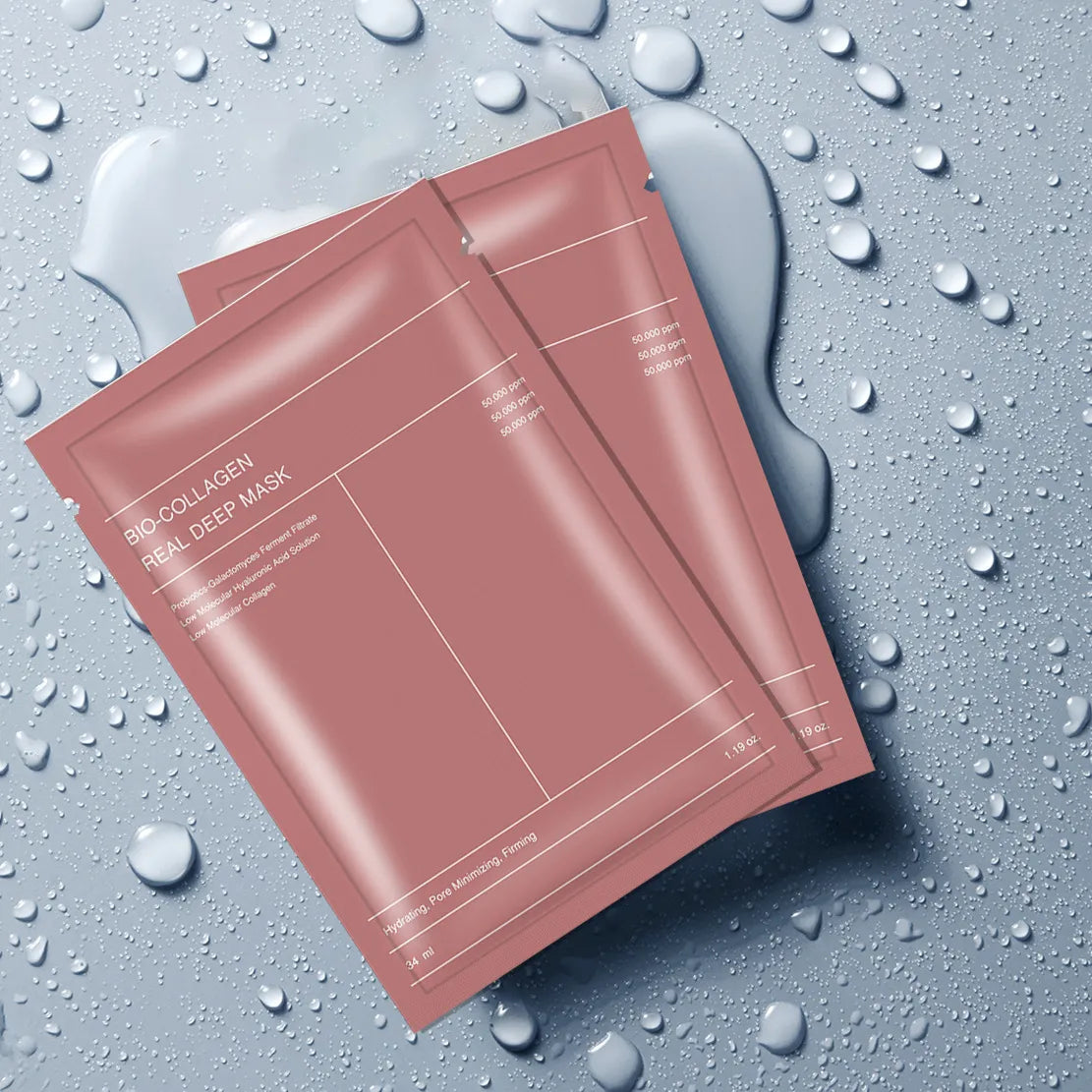 Mascarilla facial de colágeno hidratante – Reafirmante y Lifting