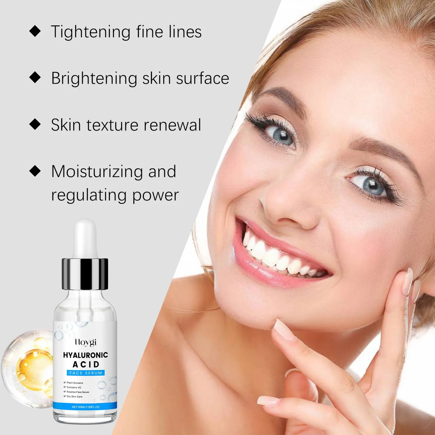 Suero de ácido hialurónico | Hidratante profundo para la piel