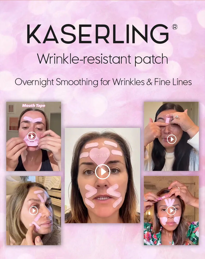 Anti-Wrinkle Face & Lip Patches – Silicone Smoothing Patches