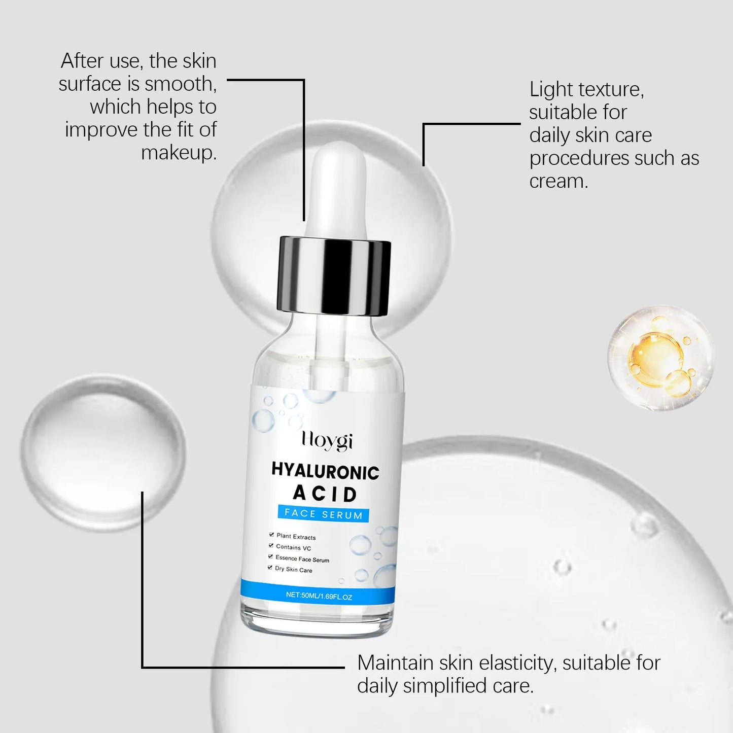 Suero de ácido hialurónico | Hidratante profundo para la piel