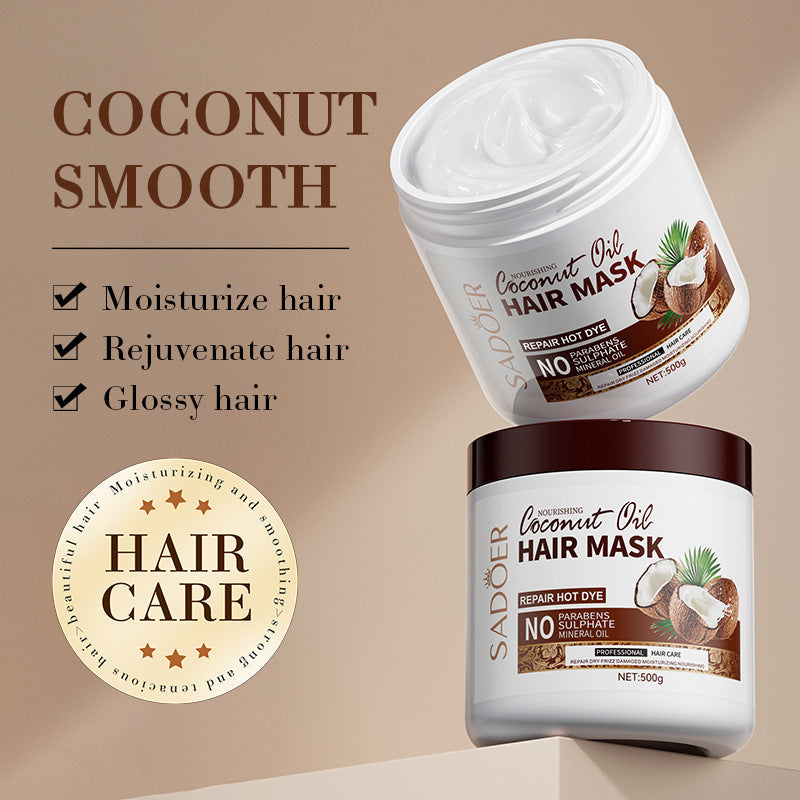 Coconut Hair Mask — Frizz Control & Deep Moisture