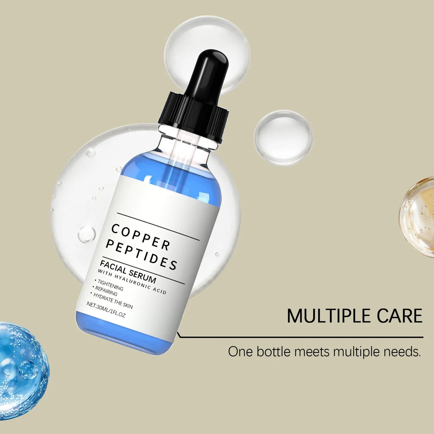 Copper Peptides & Hyaluronic Acid Moisturizing Essence