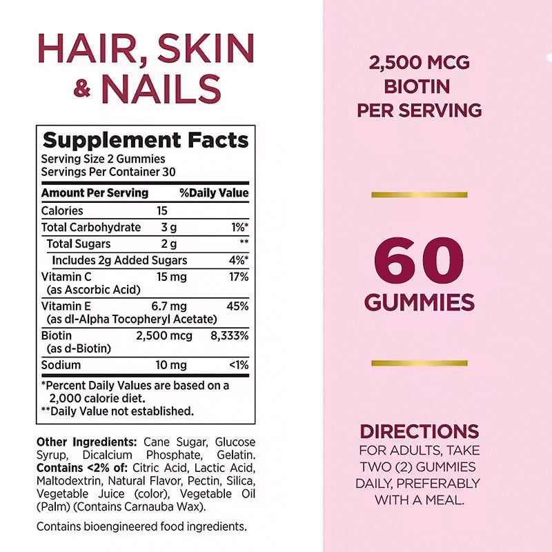 Biotin Hair & Nail Support Gummies