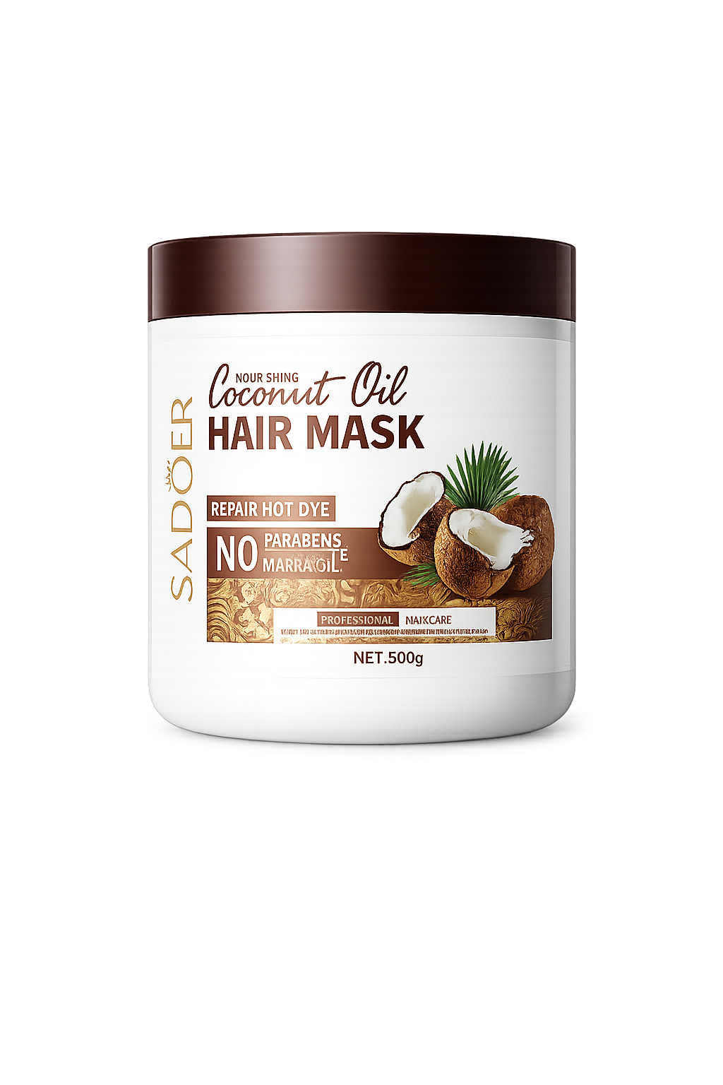 Coconut Hair Mask — Frizz Control & Deep Moisture