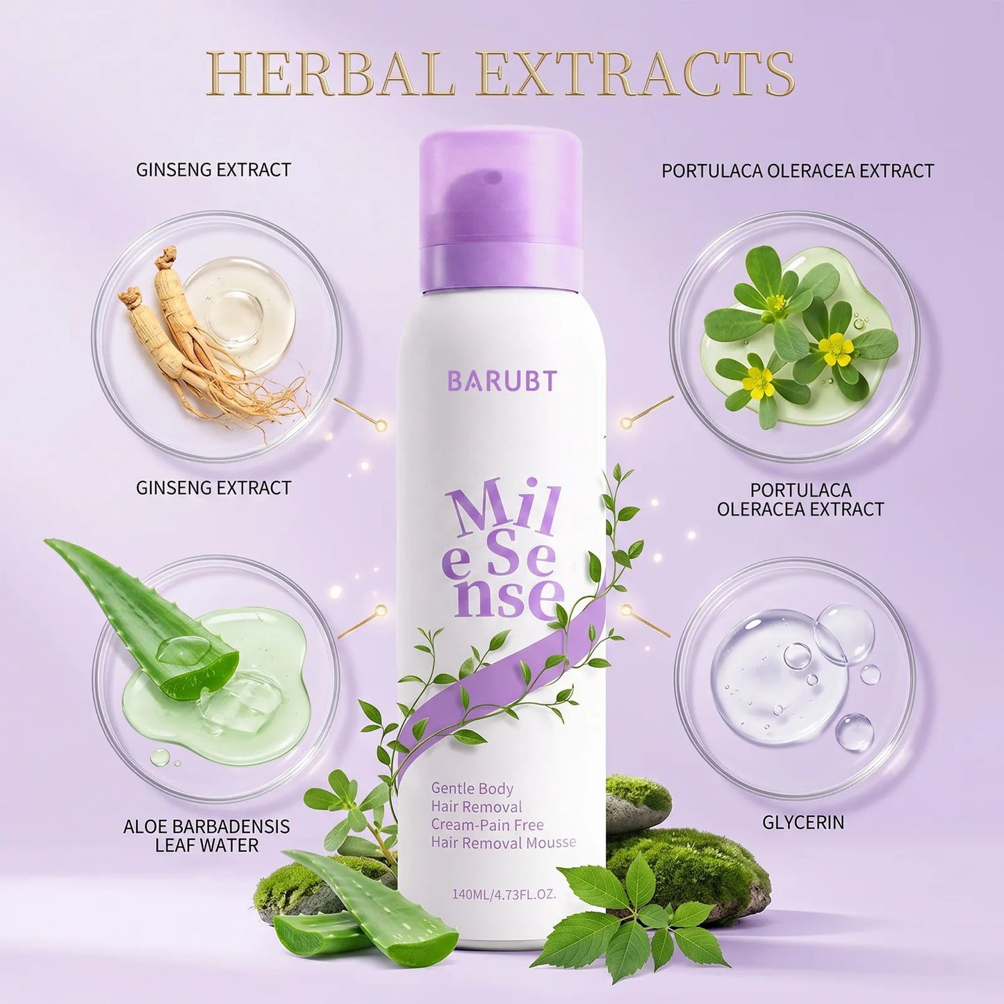 Gentle Hair Removal Cream | Face, Body & Sensitive Areas