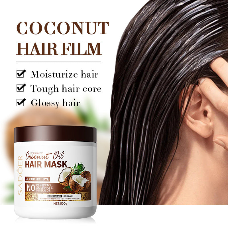 Coconut Hair Mask — Frizz Control & Deep Moisture