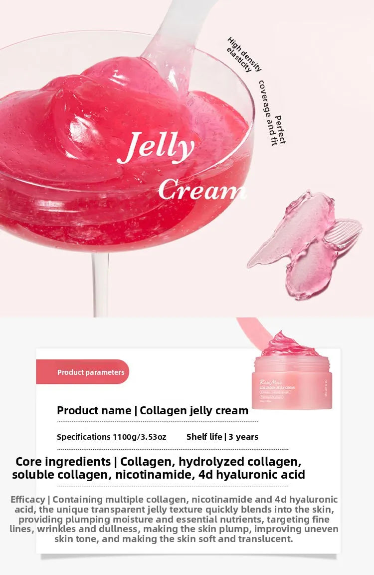 Crema de colágeno en gelatina – Tratamiento reafirmante e hidratante para la piel