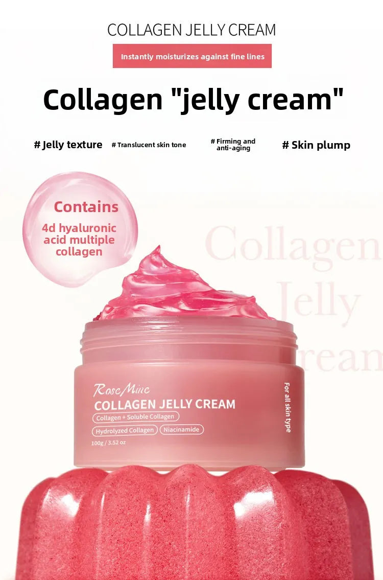 Crema de colágeno en gelatina – Tratamiento reafirmante e hidratante para la piel