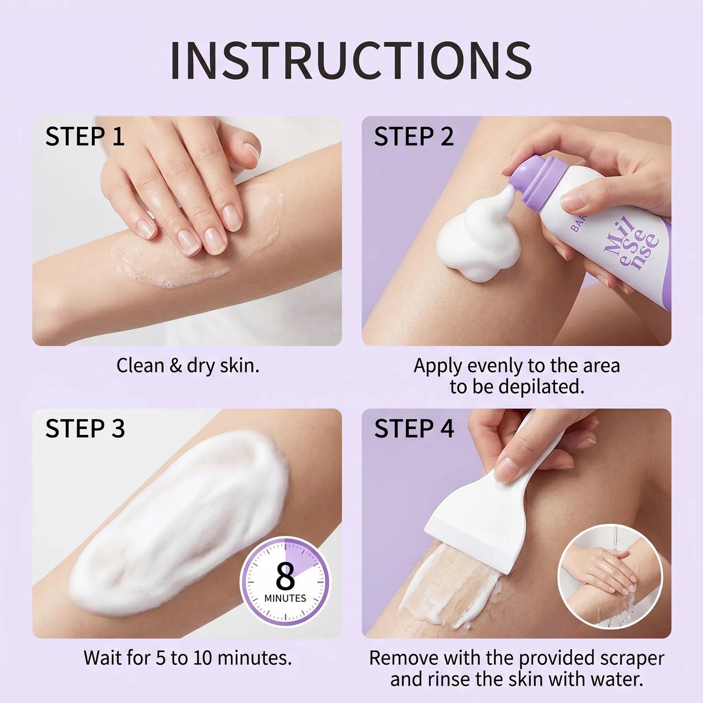 Gentle Hair Removal Cream | Face, Body & Sensitive Areas